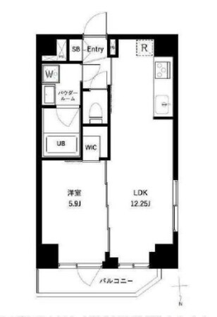 オーキッドレジデンス上野稲荷町IIの物件間取画像